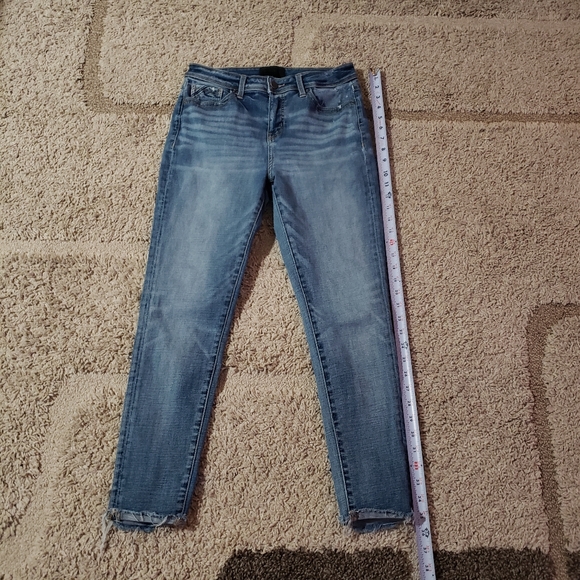 GUC Buckle Black Distressted Riped Jeans unknown fit no or size skinny stretch - Picture 11 of 16